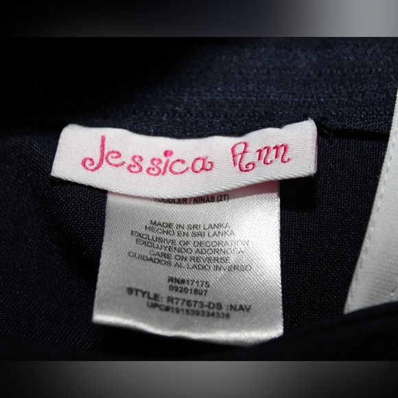 Jessica Ann Toddler Girl Nautical Dress 2T - Picture 3 of 6